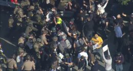 Chicago ICE news: DHS Secretary Kristi Noem at Broadview ICE facility as protesters clash with agents; village files lawsuit