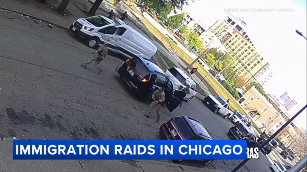Chicago immigration raids: 4 detained by federal agents at Bronzeville shelter, 37 arrested at South Shore apartment building: DHS