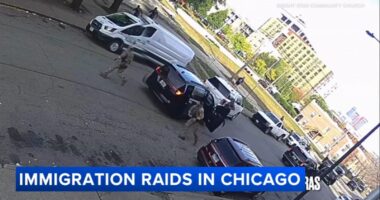 Chicago immigration raids: 4 detained by federal agents at Bronzeville shelter, 37 arrested at South Shore apartment building: DHS