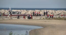 Chicago water rescue: Woman rescued, man missing in Lake Michigan at 77th Street near Rainbow Beach, CFD says