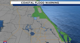 Coastal flood warning goes into effect for parts of Central Florida