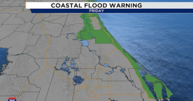 Coastal flood warning goes into effect for parts of Central Florida