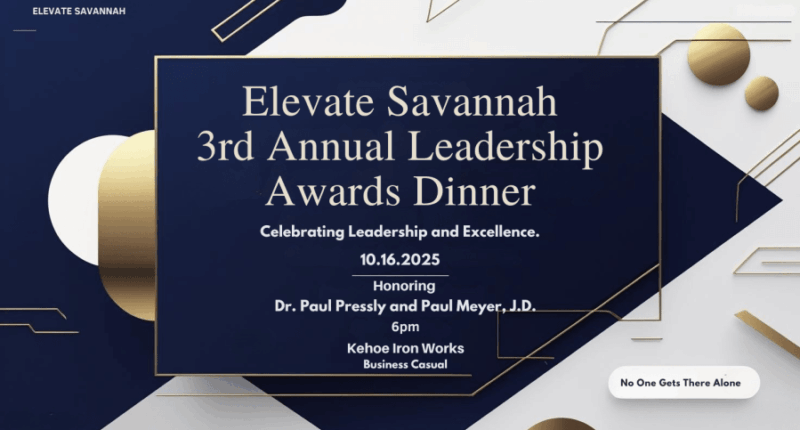 Community Corner: Elevate Savannah to host  third annual Leadership Awards Dinner