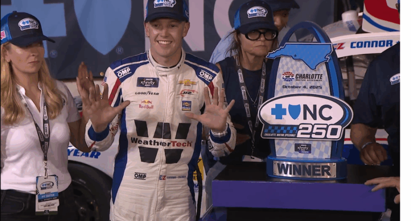 Connor Zilisch continues Xfinity Series domination at Charlotte Motor Speedway