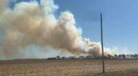 Crews respond to Philo field fire with heavy smoke Sunday afternoon