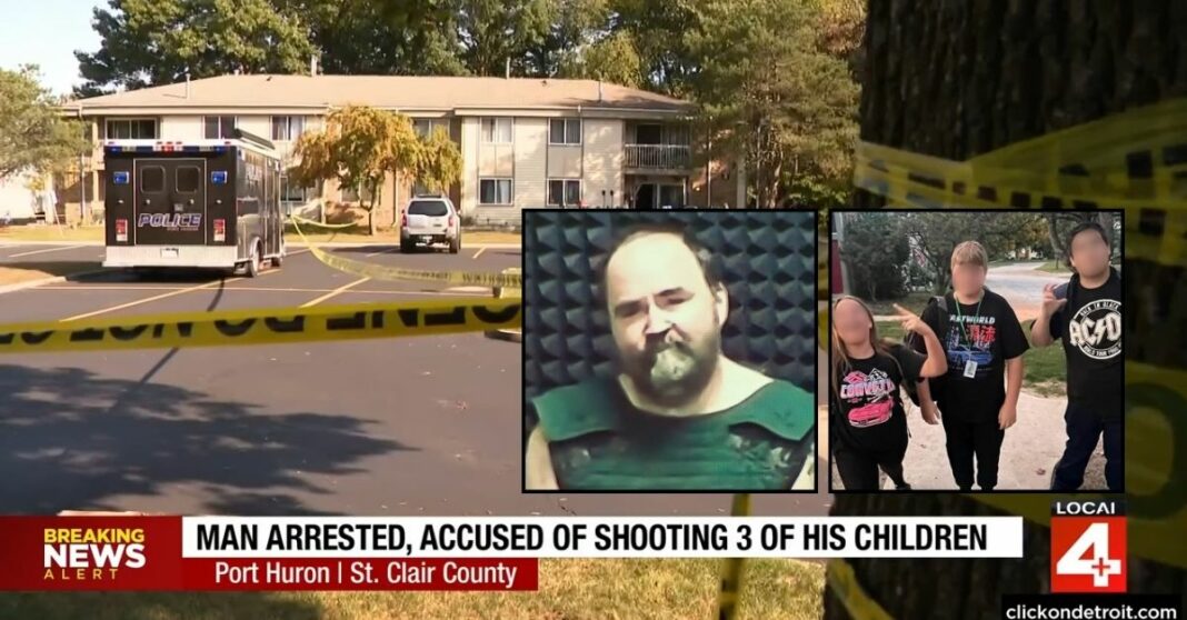 Dad admits he told kids 'good morning' before shooting them