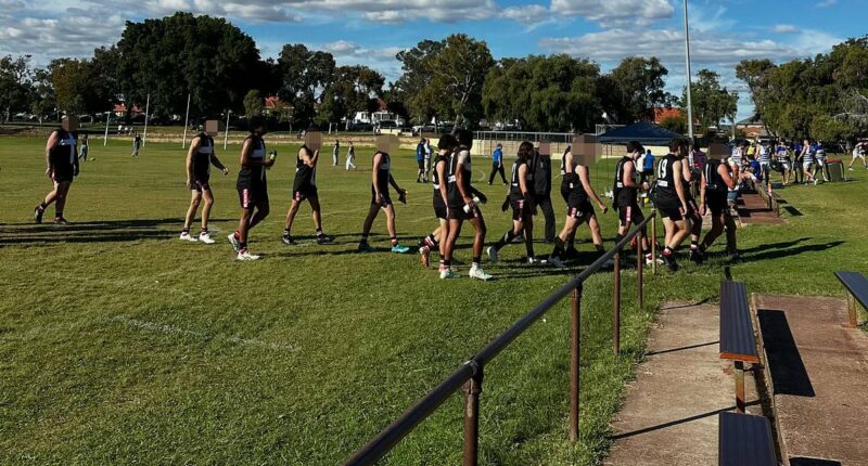 Dark twist after cops were called over footy club's 'Silly Sunday' party scandal as child porn allegation surfaces