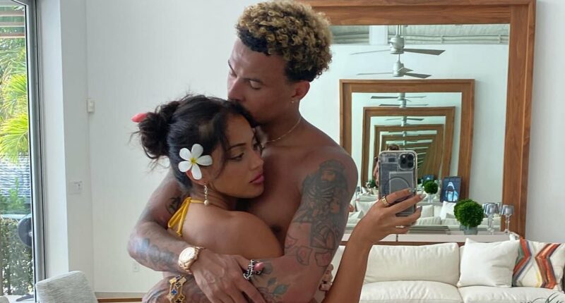 Dele Alli returns to training after Como nightmare - as his singer ex-girlfriend hits the studio to record 'endless' songs about the former England star