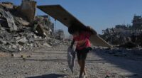 Drone footage above Gaza City shows the toll of 2 years of war