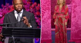 Eric Adams parties with Denise Rich at private club after dropping out of mayoral race
