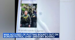Espinoza Martinez, alleged Chicago leader of Latin Kings gang, charged with putting bounty out for Border Patrol's Gregory Bovino