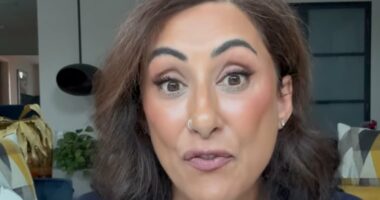 Ex-Loose Women star Saira Khan insists flying flags is 'intimidating and divisive' and agrees with Gary Neville '100%' after she was condemned for calling flag-raisers 'saddos'