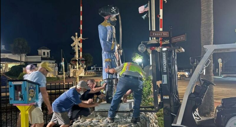 Fernandina Beach's iconic Peg Leg Pete statue relocated to museum
