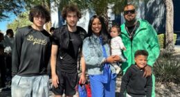 GARCELLE BEAUVAIS ENJOYS FAMILY WEEKEND SUPPORTING SON JAID