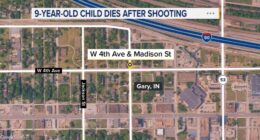 Gary, Indiana shooting: 9-year-old child fatally shot at home on Madison Street identified as Adrian Brown, officials say
