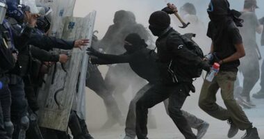 Gaza crisis features in march remembering 1968 Mexican massacre