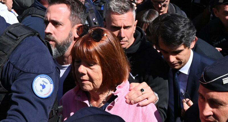 Gisele Pelicot is mobbed outside court as she once again faces one of her rapists as he appeals conviction, insisting he thought she wanted strangers to have sex with her while drugged