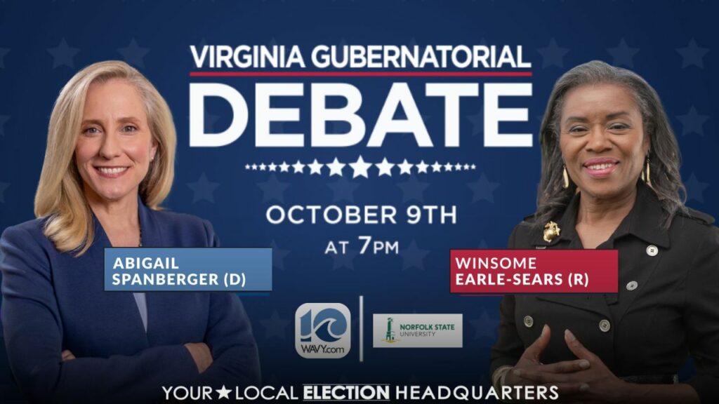 HOW TO WATCH: Spanberger, Earle-Sears to face off in Nexstar's Virginia gubernatorial debate