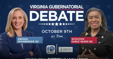 HOW TO WATCH: Spanberger, Earle-Sears to face off in Nexstar's Virginia gubernatorial debate