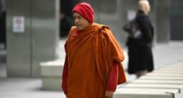 Naotunne Vijitha arrives to the County Court of Victoria in Melbourne on Wednesday, October 8.