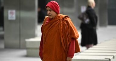 Naotunne Vijitha arrives to the County Court of Victoria in Melbourne on Wednesday, October 8.