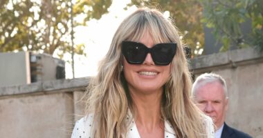 Heidi Klum and her daughter Leni lead the glamour at the Elie Saab