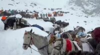 Hundreds of hikers rescued from Mount Everest after severe snowstorm
