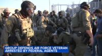 ICE in Chicago: Veterans speak out against ICE after Air Force veteran Dana Briggs arrested at protest in Broadview