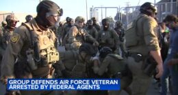 ICE in Chicago: Veterans speak out against ICE after Air Force veteran Dana Briggs arrested at protest in Broadview