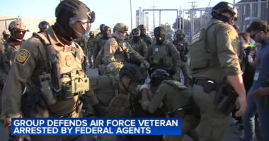 ICE in Chicago: Veterans speak out against ICE after Air Force veteran Dana Briggs arrested at protest in Broadview
