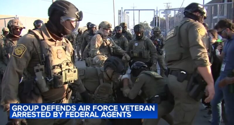 ICE in Chicago: Veterans speak out against ICE after Air Force veteran Dana Briggs arrested at protest in Broadview