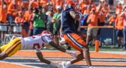 Illini's Justin Bowick serving as 'friendly' red zone target for Altmyer