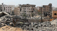 International journalists visit Gaza City under the supervision of Israel's army