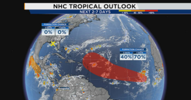 Invest 95L getting better organized, could develop this week