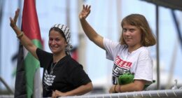 Israeli military intercept and board several aid ships bound for Gaza, including Greta Thunberg's