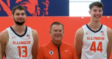 Ivisic twins soaking in time together in Champaign