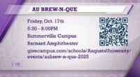 JENNIE: AU Brew-N-Que coming up Friday, Oct. 17th