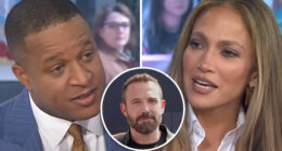 Jennifer Lopez cuts off Craig Melvin on 'Today' after he mentioned her divorce from Ben Affleck: "Look at this guy"