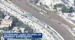 Kennedy Expressway construction: All I-90 outbound lanes reopened Sunday, ending lane closures ahead of IDOT Thanksgiving schedule