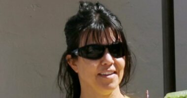 Kourtney Kardashian joins mini-me daughter and Traivs Barker on outing