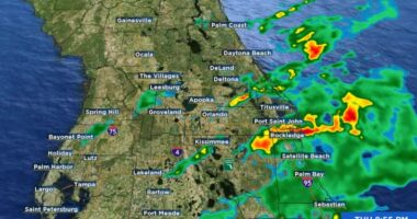 LIVE RADAR: Heavy Rain Moving Through Central Florida
