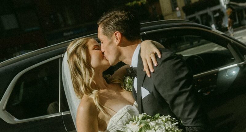 Love Island's Greg O'Shea shares a kiss with wife Jeanni Mulder