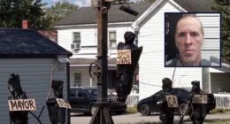 Man arrested for body bag Halloween display: Cops