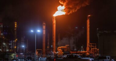 Massive fire erupts at Chevron refinery near Los Angeles