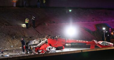 Motorists lift medical helicopter to rescue woman after crash injuring 3 on Sacramento highway