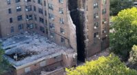 NYC apartment building partially collapses, ripping massive hole in Bronx high rise