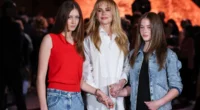 Nicole Kidman Debuts Breakup Bangs at Paris Fashion Show With Daughters Faith Margaret and Sunday Rose