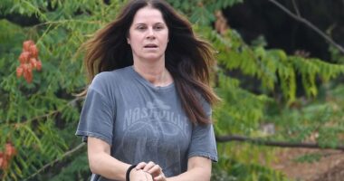 Noughties sitcom star who played Charlie Sheen's controversial girlfriend is unrecognizable... can you guess the celeb?