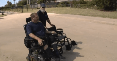 Paraplegic man who says his wheelchair was stolen gets surprised with replacement