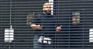 Pictured: Manchester synagogue terrorist with suspected suicide belt who killed at least two before being shot by police